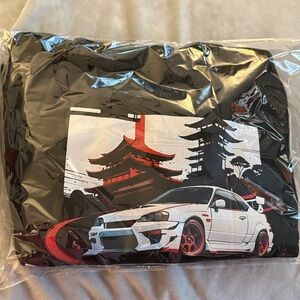 SHEIN Black Graphic Hoodie